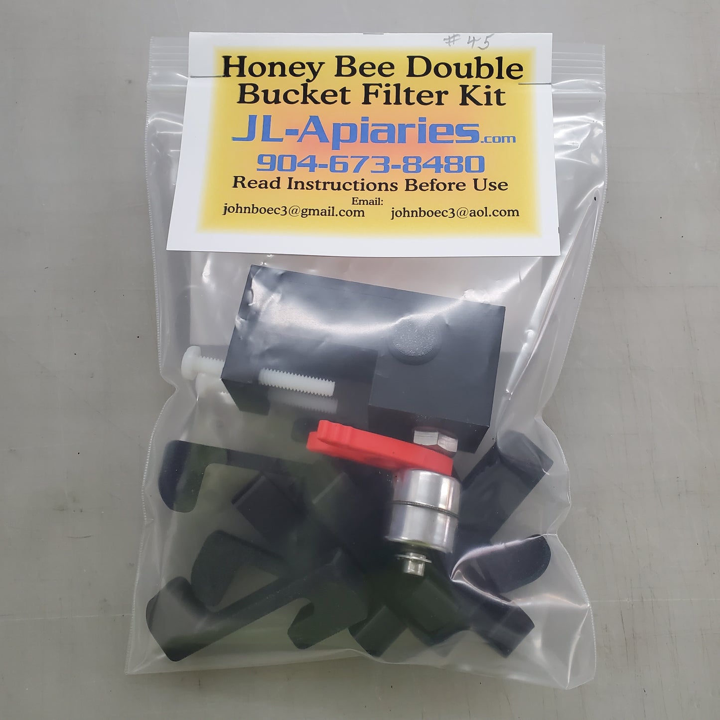 Honey Bee Double Bucket Filter Kit #45 D