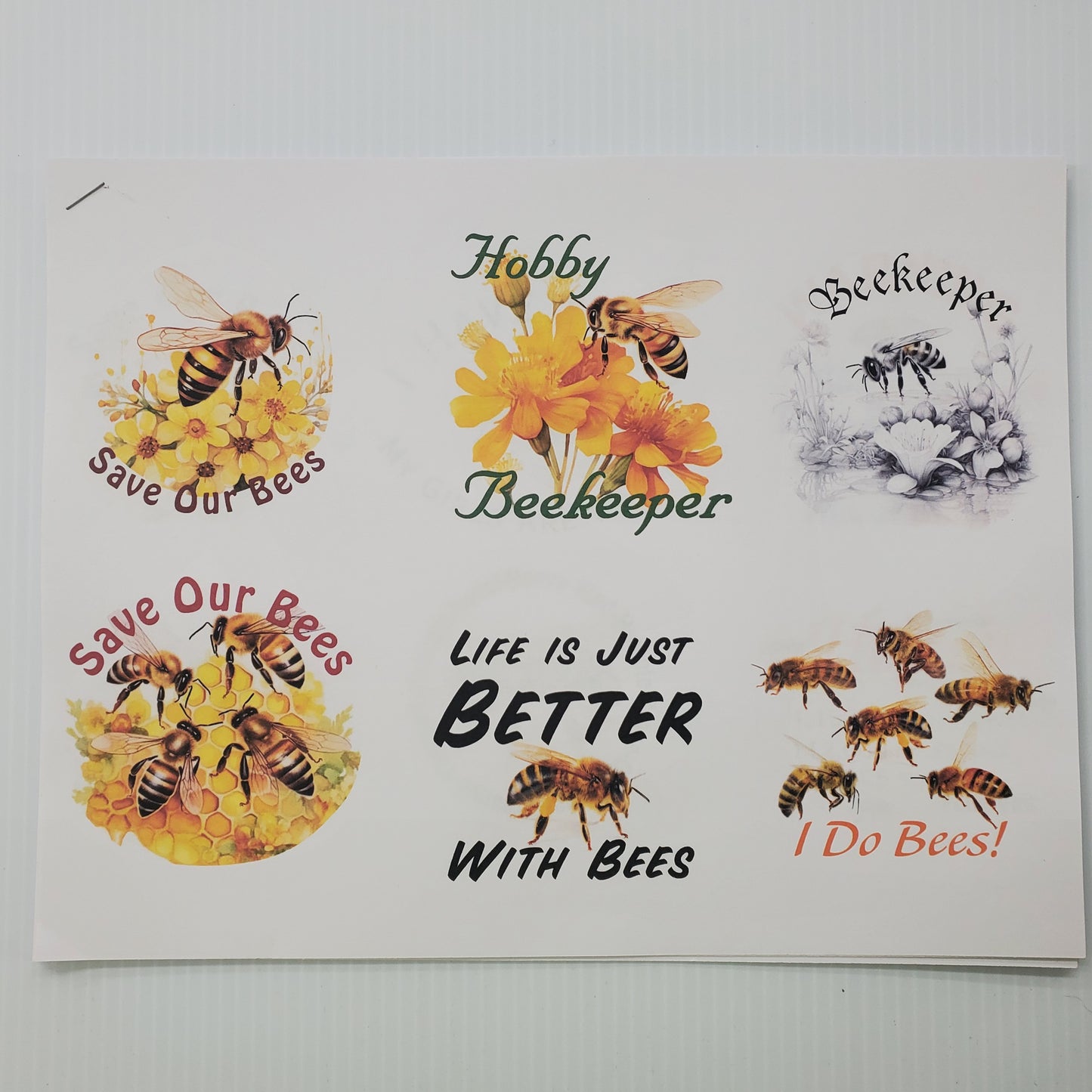 Various Honeybee Decorated Shirts