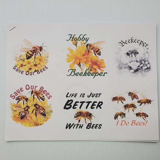 Various Honeybee Decorated Shirts