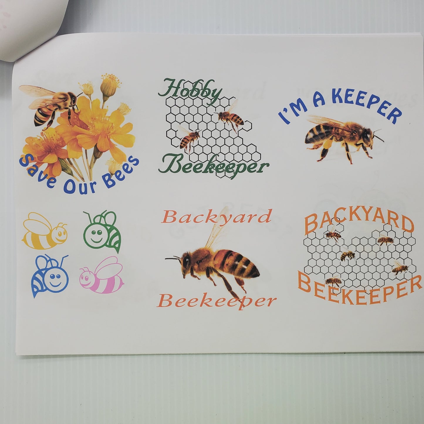 Various Honeybee Decorated Shirts